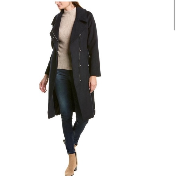 Marc New York Castillo Wool blend Trench Coat - Picture 6 of 6